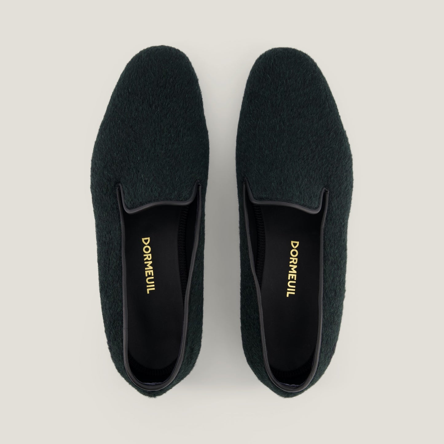 Alpaca Slippers Dark Green Vert foncé ダークグリーン 黑暗绿色