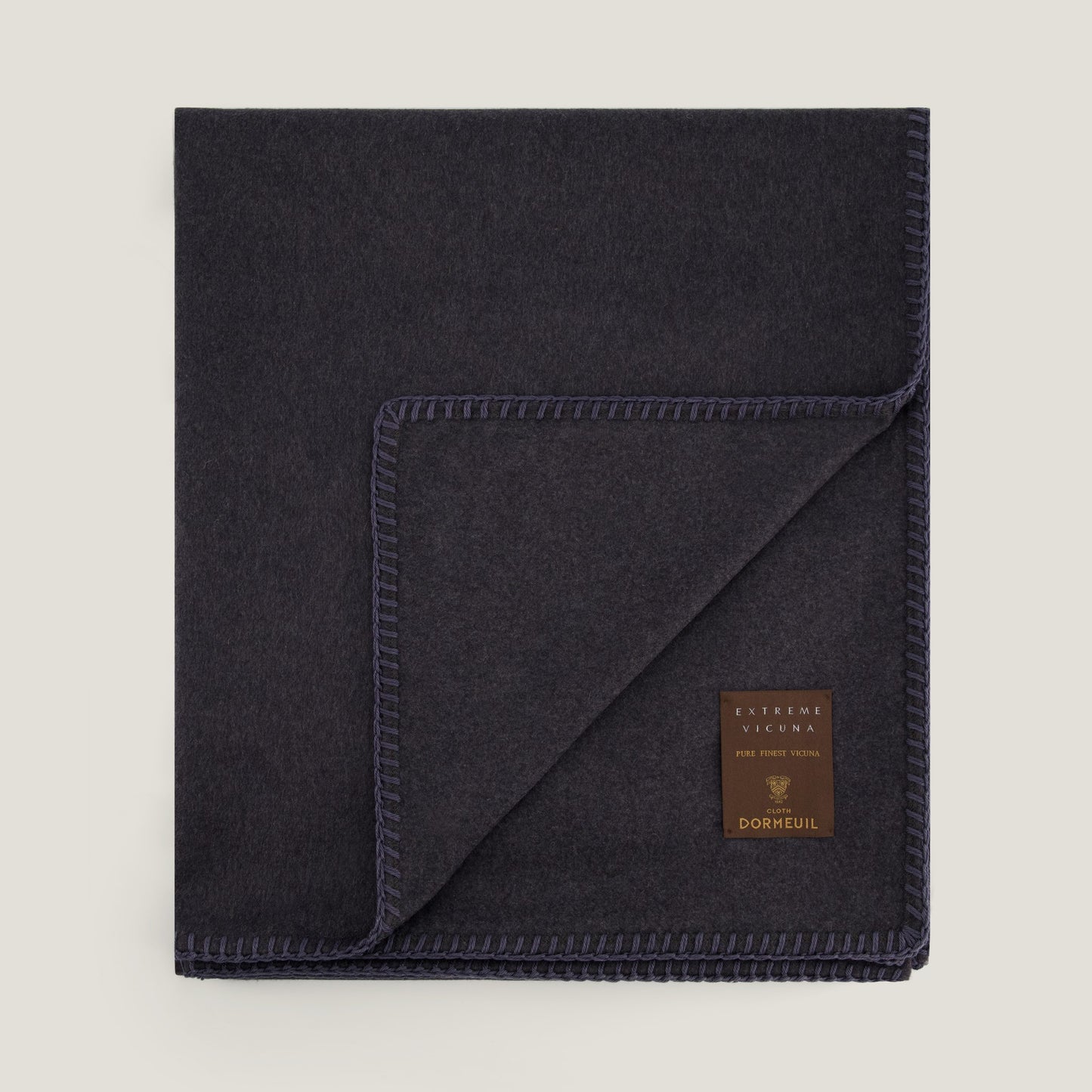Pure Vicuna Throw Dark grey Gris foncé ダークグレー 黑暗灰色