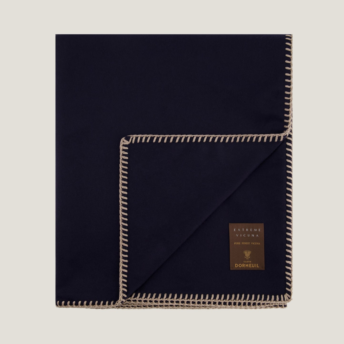 Pure Vicuna Throw Navy Marine ネイビー 深蓝色