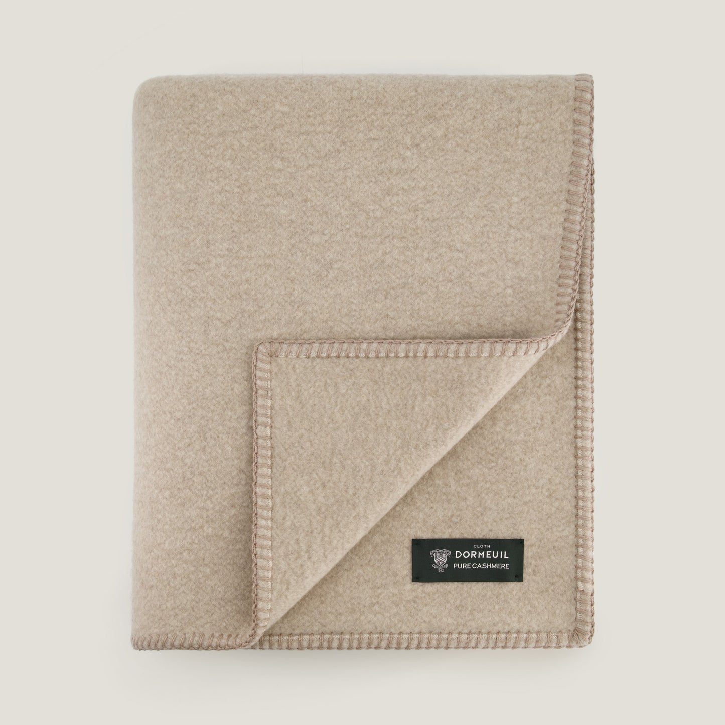 Pure Double Cashmere Throw Sand Sable 砂 沙子