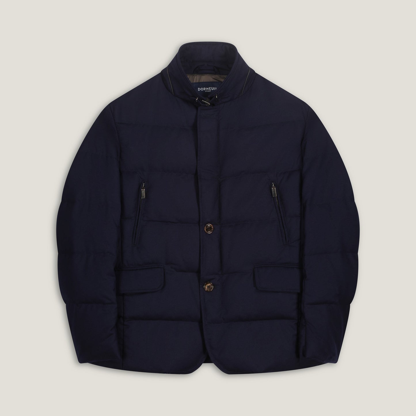 Sport Quilted Down Jacket Navy