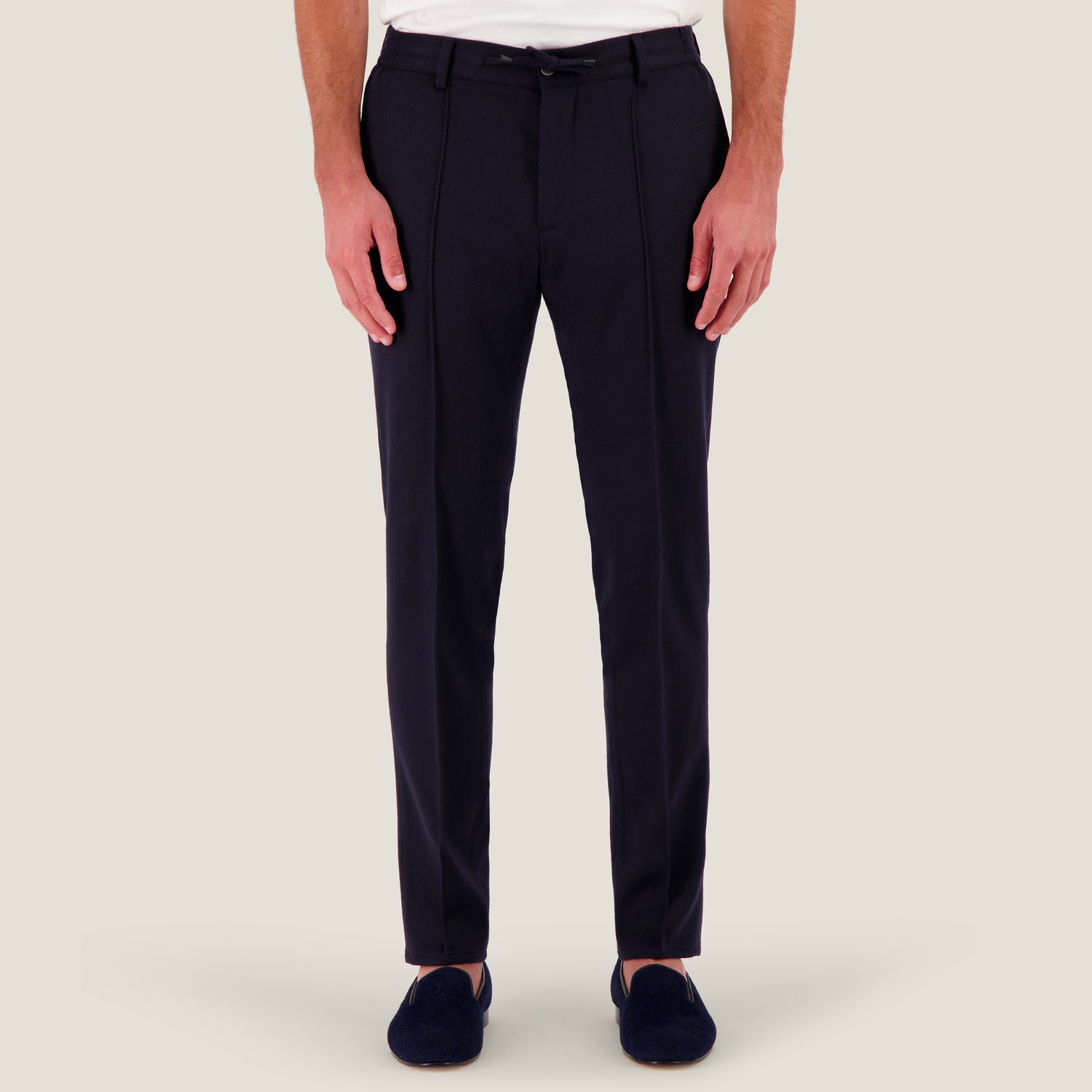 Cashmere Jogpant Navy Marine ネイビー 深蓝色