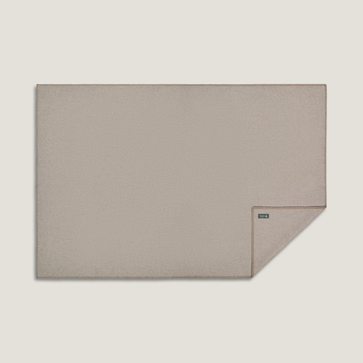 Pure Double Cashmere Throw Taupe トープ 灰褐色