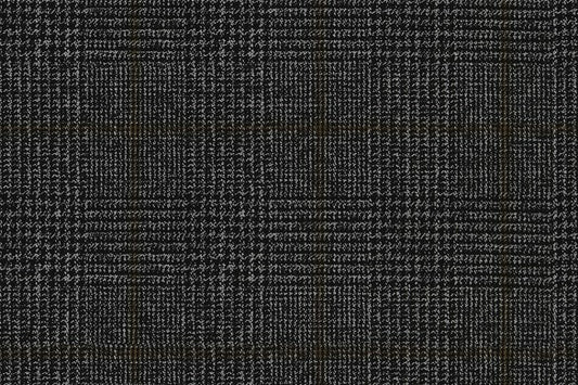 Dormeuil Fabric Grey Check 100% Wool (Ref-315009)