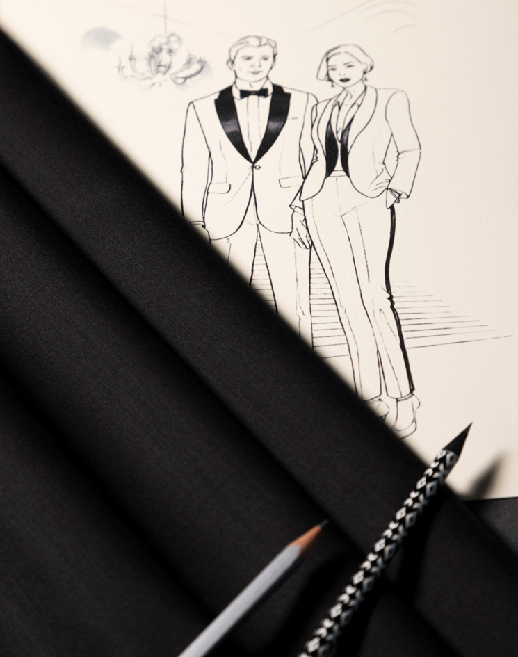 Ceremony Meets Modernity in Tuxedo Suits
