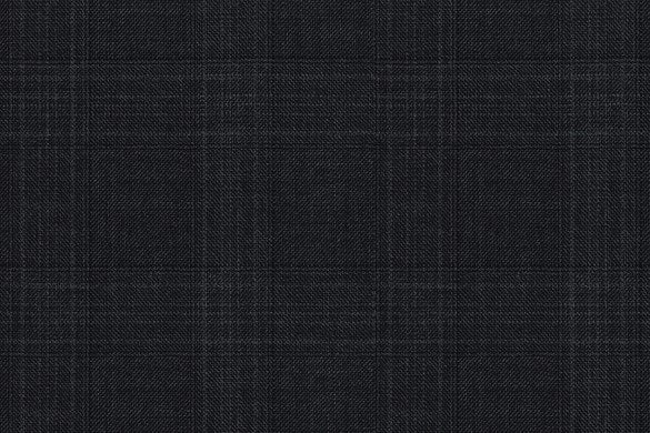 Dormeuil Fabric Grey Check 100% Wool (Ref-164010)