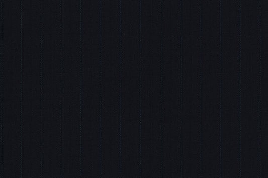 Dormeuil Fabric Navy Stripe 100% Wool (Ref-164022)
