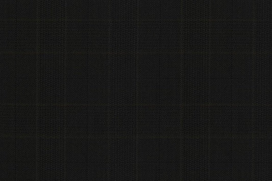 Dormeuil Fabric Brown Check 100% Wool (Ref-164026)
