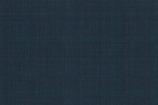 Dormeuil Fabric Green Check 100% Wool (Ref-164036)