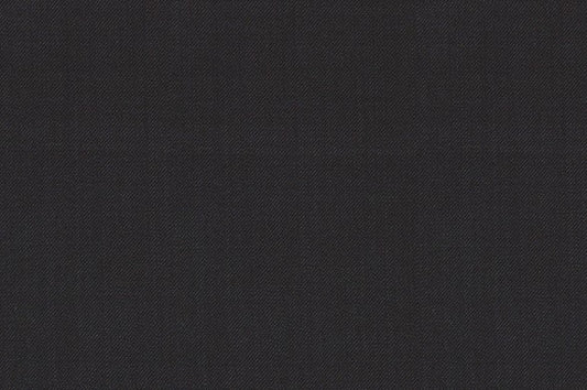 Dormeuil Fabric Black Plain 100% Wool (Ref-180001)