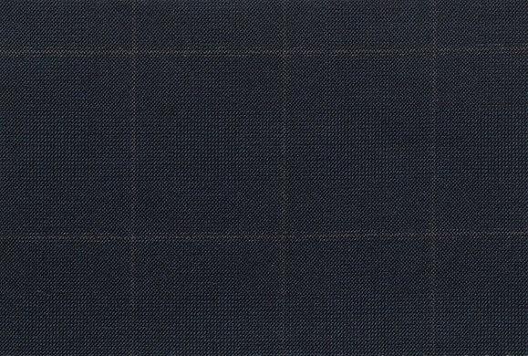 Dormeuil Fabric Navy Check 100% Wool (Ref-180551)