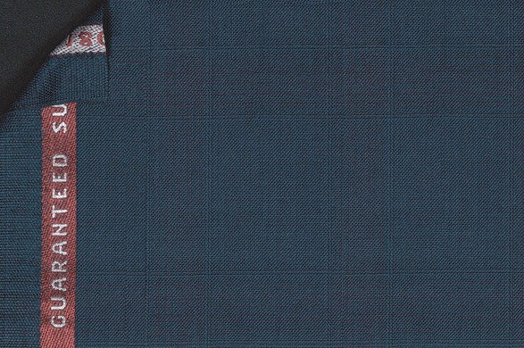 Dormeuil Fabric Green Check 100% Wool (Ref-180577)