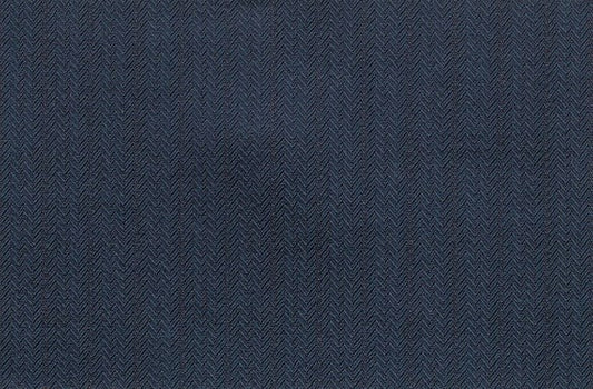 Dormeuil Fabric Blue Herringbone 100% Wool (Ref-180585)