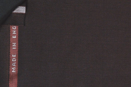 Dormeuil Fabric Brown Herringbone 100% Wool (Ref-180586)