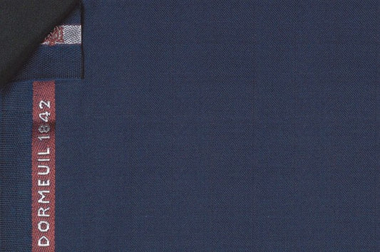 Dormeuil Fabric Navy Herringbone 100% Wool (Ref-180588)