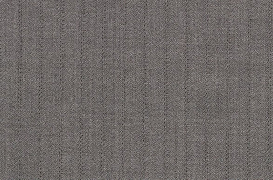 Dormeuil Fabric Grey Stripe 100% Wool (Ref-180592)