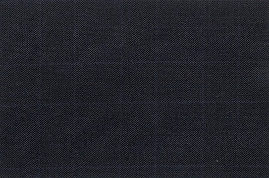 Dormeuil Fabric Navy Check 100% Wool (Ref-180594)