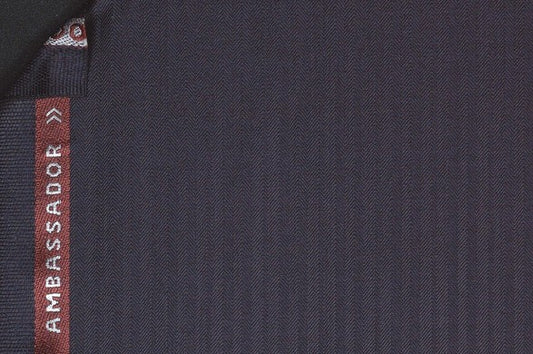 Dormeuil Fabric Navy Stripe 100% Wool (Ref-180602)