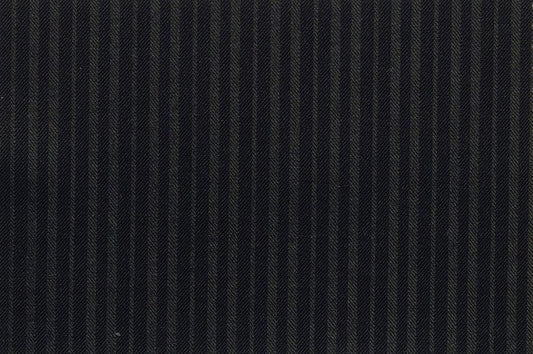 Dormeuil Fabric Black Semi Plain 100% Wool (Ref-180603)