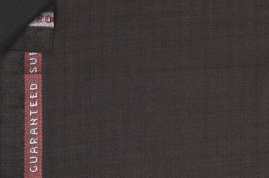 Dormeuil Fabric Brown Check 100% Wool (Ref-180609)