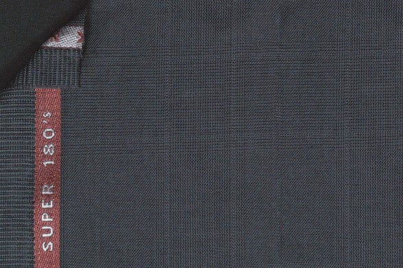 Dormeuil Fabric Green Check 100% Wool (Ref-180614)