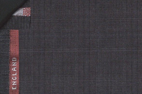 Dormeuil Fabric Grey Check 100% Wool (Ref-180616)