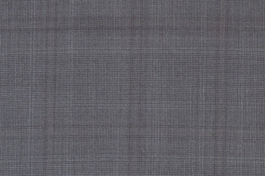 Dormeuil Fabric Grey Check 100% Wool (Ref-180617)
