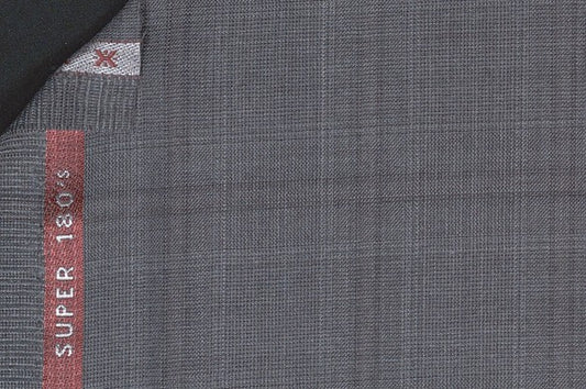 Dormeuil Fabric Grey Check 100% Wool (Ref-180617)