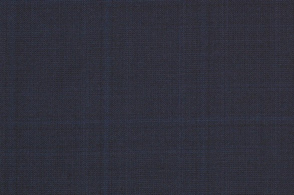 Dormeuil Fabric Blue Check 100% Wool (Ref-180618)