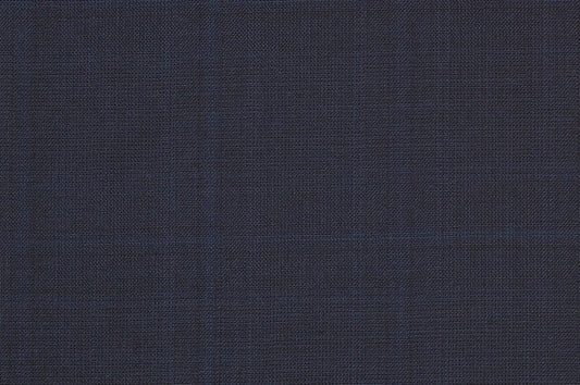 Dormeuil Fabric Blue Check 100% Wool (Ref-180618)