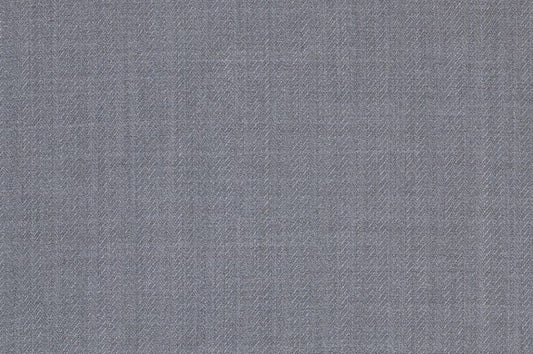 Dormeuil Fabric Grey Herringbone 100% Wool (Ref-180619)