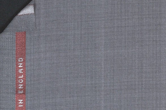 Dormeuil Fabric Grey Check 87% Wool 11% Silk 2% Linen (Ref-180620)