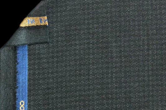 Dormeuil Fabric Green Micro Design 80% Wool 8% Silk 6% Lama Pacos 6% Cashmere (Ref-182301)