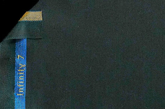 Dormeuil Fabric Green Herringbone 80% Wool 8% Silk 6% Lama Pacos 6% Cashmere (Ref-182305)