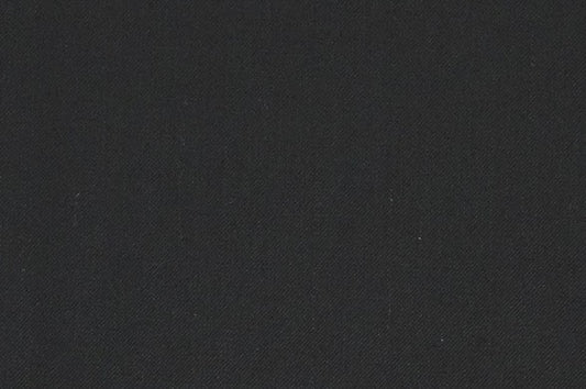 Dormeuil Fabric Black Plain 80% Wool 8% Silk 6% Lama Pacos 6% Cashmere (Ref-182313)