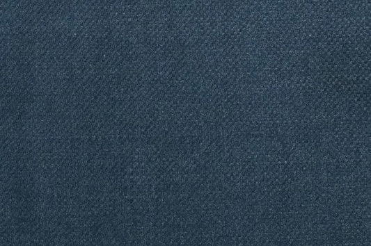 Dormeuil Fabric Blue Plain 65% Wool 15% Silk 10% Lama Pacos 10% Cashmere (Ref-182403)