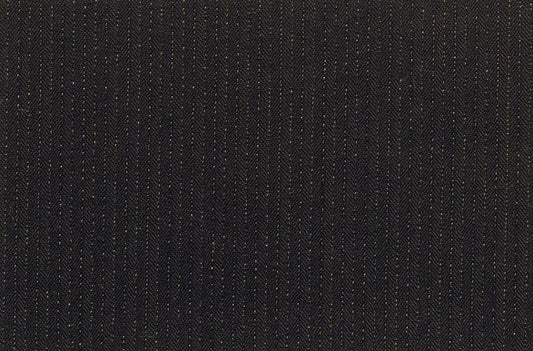 Dormeuil Fabric Black Stripe 100% Wool (Ref-184001)