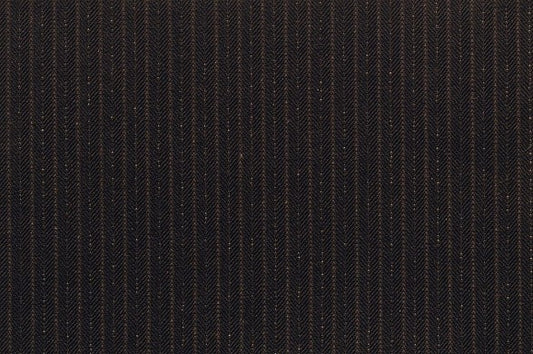 Dormeuil Fabric Brown Stripe 100% Wool (Ref-184004)