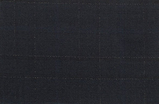 Dormeuil Fabric Navy Check 100% Wool (Ref-184006)