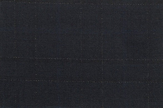 Dormeuil Fabric Navy Check 100% Wool (Ref-184006)