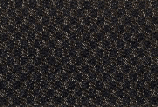 Dormeuil Fabric Black Semi Plain 93% Wool 7% Polyester (Ref-184010)