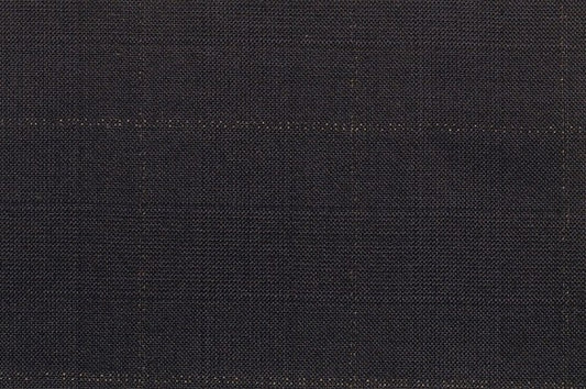 Dormeuil Fabric Navy Check 100% Wool (Ref-184016)