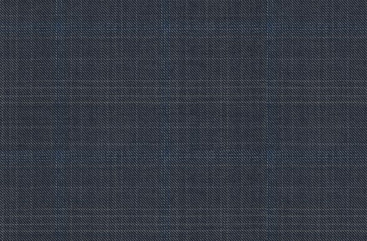 Dormeuil Fabric Grey Check 100% Wool (Ref-200207)