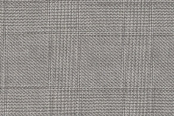 Dormeuil Fabric Grey Check 100% Wool (Ref-200236)