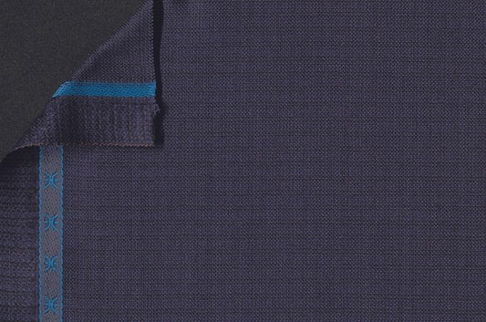 Dormeuil Fabric Navy Semi Plain 100% Wool (Ref-200237)