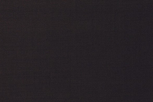 Dormeuil Fabric Black Plain 100% Wool (Ref-202001)