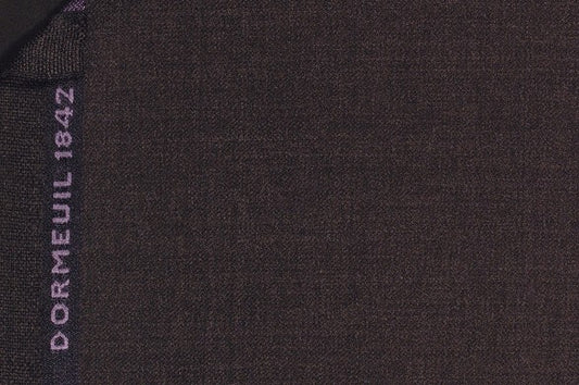 Dormeuil Fabric Grey Plain 100% Wool (Ref-202002)