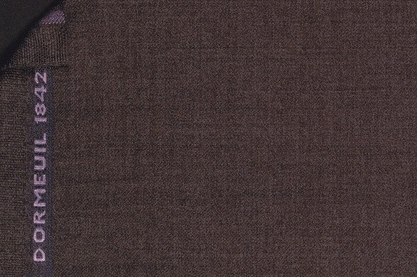 Dormeuil Fabric Grey Plain 100% Wool (Ref-202003)