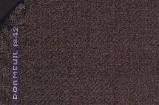Dormeuil Fabric Grey Plain 100% Wool (Ref-202003)