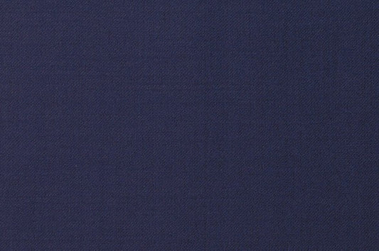 Dormeuil Fabric Blue Plain 100% Wool (Ref-202007)